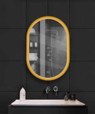 RUBY INFINITY OVAL FRAMED BATHROOM LED VANITY MIRROR