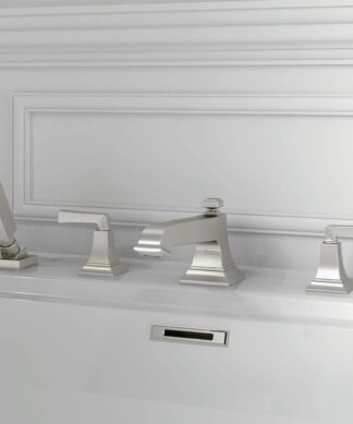 American Standard Town Square® S Bathub Faucet With Lever Handles and Personal Shower for Flash® Rough-in Valve
