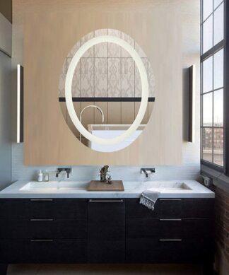 RUBY OVAL BATHROOM LED VANITY MIRROR
