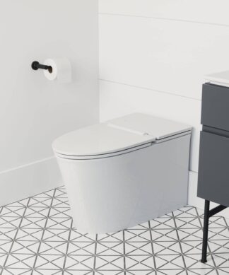 American Standard Studio® S One-Piece 1.0 gpf/3.8 Lpf Chair Height Elongated Toilet With Seat