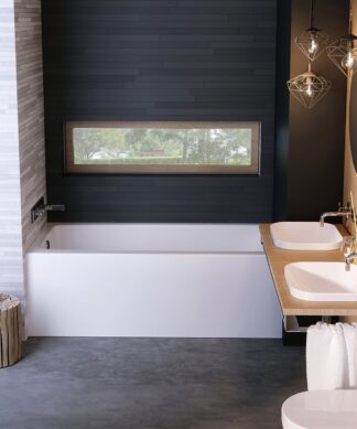 MAAX MACKENZIE 60" x 33" x 20" AFR ACRYLX ALCOVE BATHTUB