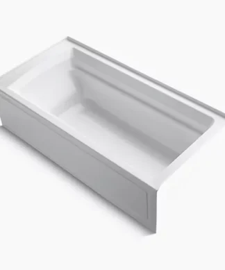 KOHLER Archer®72" x 36" alcove bath with integral apron and left-hand drain