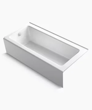 KOHLER Bellwether® 66" x 32" alcove bath with integral apron and left-hand drain