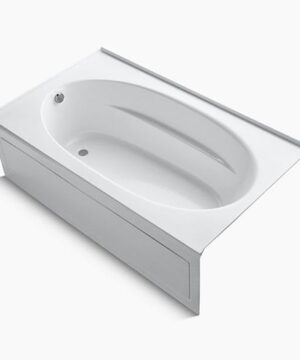 KOHLER Windward®72" x 42" alcove bath with integral apron and right-hand drain