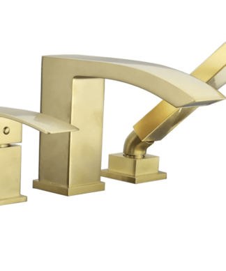 RUBY SATRO THREE HOLES DECK MOUNTED BATHTUB FAUCET