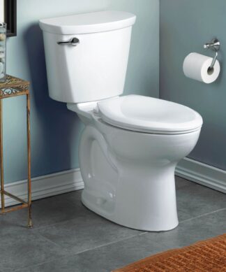 American Standard Cadet® PRO Two-Piece 1.28 gpf/4.8 Lpf Compact Chair Height Elongated Toilet Less Seat