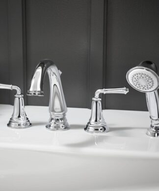 American Standard Delancey® Bathtub Faucet With Lever Handles and Personal Shower for Flash® Rough-In Valve