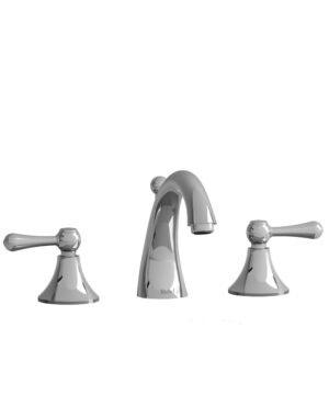 Riobel Classic Widespread Bathroom Faucet Chrome With Lever Handles