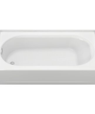 American Standard Princeton® Americast® 60 x 34-Inch Integral Apron Bathtub Above Floor Rough Left-Hand Outlet Luxury Ledge with Integral Drain-60" x 34" x 17-1/2"
