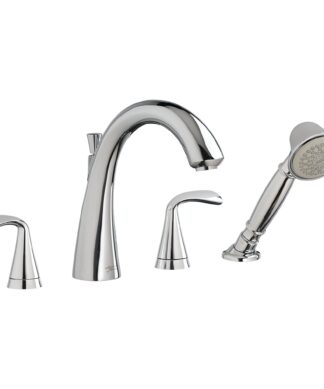 American Standard Fluent® Bathtub Faucet With Lever Handles and Personal Shower for Flash® Rough-In Valve