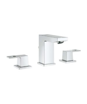 GROHE EUROGROHE CUBE®  8" WIDESPREAD 2-HANDLE S-SIZE BATHROOM FAUCET 4.5 L/MIN (1.2 GPM)