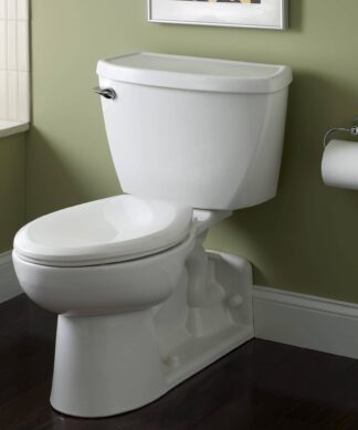 American Standard Yorkville™ Two-Piece Pressure Assist 1.6 gpf/6.0 Lpf Back Outlet Elongated EverClean® Toilet