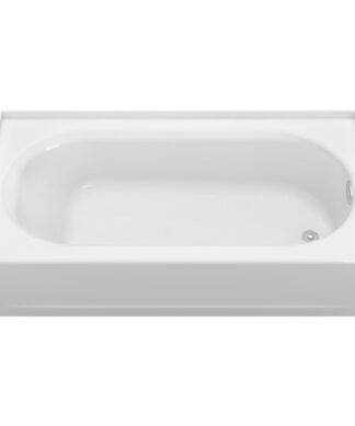 American Standard Princeton® Americast® 60 x 34'' Integral Apron Bathtub Above Floor Rough Right-Hand Outlet Luxury Ledge with Integral Drain-60" x 34" x 17-1/2"