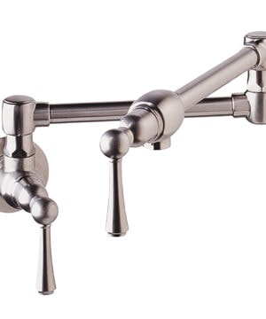 GROHE   Potfiller 2-Handle Wall Mount Pot Filler