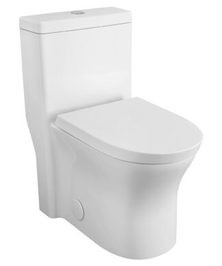 American Standard UNIVERSAL/ NO FAMILY  Cosette One-Piece Dual Flush 1.28 gpf/4.8 Lpf and 0.92 gpf/3.5 Lpf Standard Height Elongated Complete Toilet With Seat