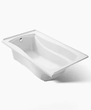 KOHLER Mariposa® 60" x 36" alcove bath, left drain