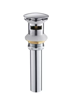 Universal Pop-up Bathroom Sink Drain With Overflow