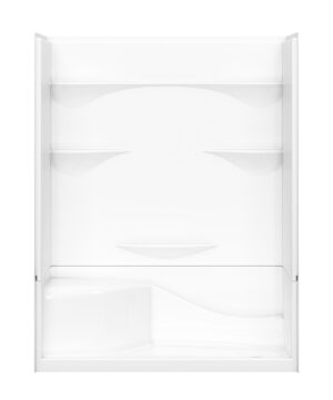 MAAX RETAIL SERIES   Olio 6030 Seated Base AcrylX Alcove Shower Base with Right-Hand Drain in White 60" x 31 1/4" x 3 1/8"