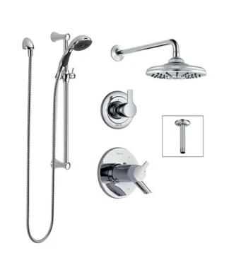 DELTA DF-KIT12-WS Delta 17 Series Integrated Diverter Shower Kit