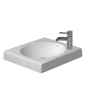 Duravit 032050 Architec Above Counter Basin Faucet Hole Left White