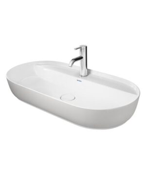 Duravit 038080 Luv Single Hole Washbowl White Satin