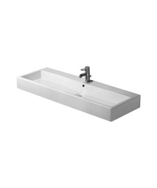 Duravit 045412 Vero Furniture Washbasin Three Faucet Holes White WonderGliss