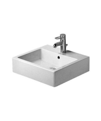 Duravit 045450 Vero Furniture Washbasin Three Faucet Hole White WonderGliss