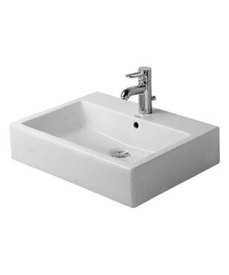 Duravit 045460 Vero Furniture Washbasin One Faucet Hole White WonderGliss