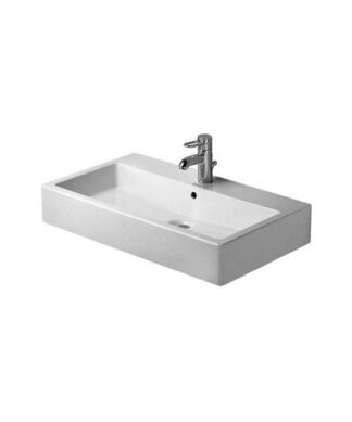 Duravit 045470 Vero Furniture Washbasin Three Faucet Holes White WonderGliss