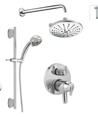 DELTA DF-KIT16-WS Delta 17 Series Integrated Diverter Shower Kit