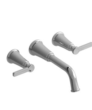 Riobel Momenti Wall Mount Tub Filler  With J Shaped Handles