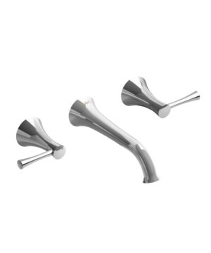 Riobel Edge Wall Mount Bathroom Faucet With Lever Handles