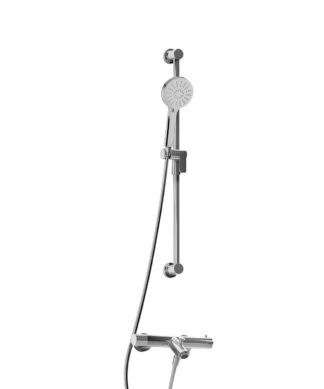 Riobel CS EXternal Thermostatic With Spout And 5055 Rail  Chrome