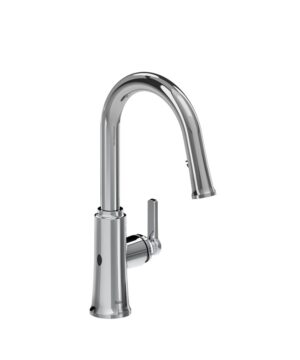 Riobel Trattoria Pull-Down Touchless Kitchen Faucet With C-Spout