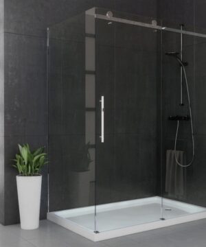 Mirolin Roll Top Series Bathtub Door 58 ½”X 59 ½” Height 56″
