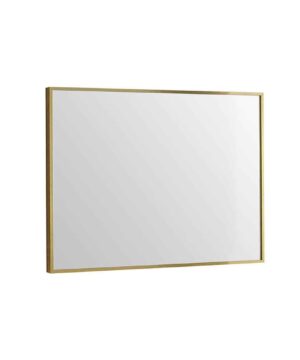 RUBY 32" x 24" Bathroom mirror with gold frame