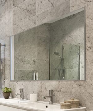 RUBY 60" x 32" Bathroom mirror with aluminum frame