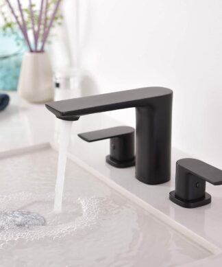 RUBY TIMELYSS THREE HOLES WIDESPREAD BATHROOM FAUCET