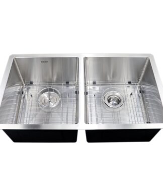 RUBY 31" MISSION UNDERMOUNT KITCHEN SINK-18G DOUBLE BOWLS