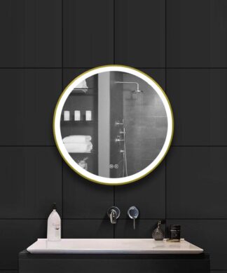 RUBY INFINITY ROUND FRAMED BATHROOM LED VANITY MIRROR