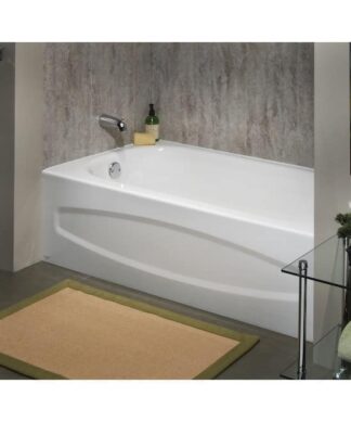 American Sonoma 5x30 Inch Integral Apron Bathtub Above Floor Rough With Left-Hand Outlet  60” X30”X16”
