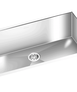 GEM single bowl under mount satin square sink 30″x18″x9″