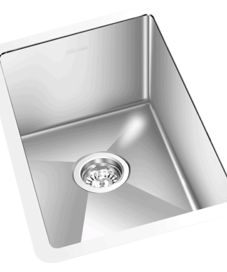GEM single bowl under mount satin square sink 15”x 19″x 10″