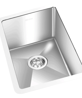 GEM single bowl under mount satin square sink 13”x 19″x 8″