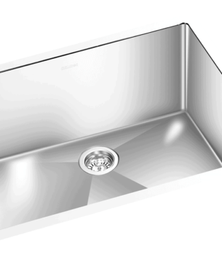 GEM single bowl under mount satin square sink  25"x18"x9"