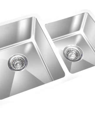 GEM double bowl under mount satin square sink 27″x29″x9″