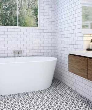 Zitta Espa Freestanding White Tub 54" x 31.5" x 24"