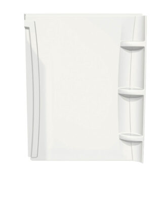 MAAX 42" x 72" x 1 1/2" Acrylic Direct-to-Stud Back Wall in White(Smooth Wall)