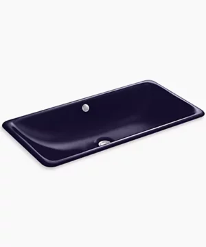 KOHLER Iron Plains® Trough Rectangle 28-13/16"x14-7/16" x 4-3/4" Drop-in/undermount bathroom sink