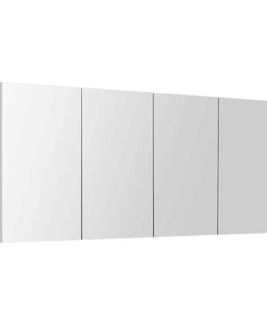 RUBY 60" Glossy white medicine cabinet with 4 doors